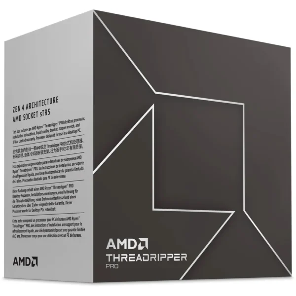 AMD Ryzen Threadripper PRO 7965WX 350W SP6 48 Hilos 24 Core 100-100000885WOF