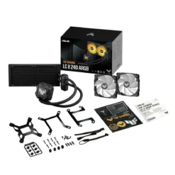 Refrigeración Líquida ASUS TUF Gaming CPU LC II 240 ARGB AiO - AM5 - LGA1700 (MPN 90RC00U1-M0AAY0, Refrigeración para PC) img-1