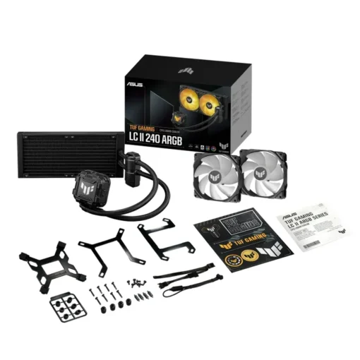 Refrigeración Líquida ASUS TUF Gaming CPU LC II 240 ARGB AiO - AM5 - LGA1700 (MPN 90RC00U1-M0AAY0, Refrigeración para PC) img-1