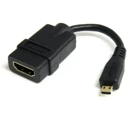 Adaptador HDMI a Micro HDMI Startech, 12cm, chapado en oro, PVC (MPN HDADFM5IN, Cables, adaptadores y accesorios para pantallas) img-1
