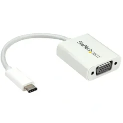 Adaptador Startech USB-C a VGA, 1920x1200 Blanco (MPN CDP2VGAW, Cables, adaptadores y accesorios para pantallas) img-1