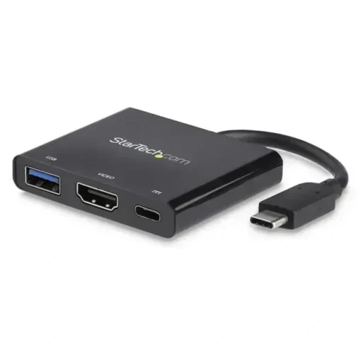 Adaptador USB-C Startech, HDMI 4K, USB-A, Power Delivery 60W (MPN CDP2HDUACP, Cables, adaptadores y accesorios para pantallas) img-1