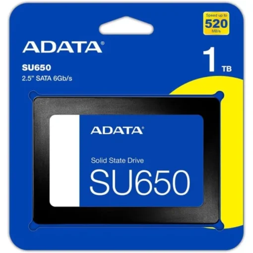 Adata SU650 SSD 1TB, 2.5" SATA3, Velocidad Lectura 520MB/s (MPN ASU650SS-1TT-R, Almacenamiento para PC) img-1
