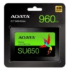 Adata Unidad Ssd Ultimate Su650, 960Gb, 2.5" Sata 3, Lectura 520Mb/S Escritura (MPN ASU650SS-960GT-R, Almacenamiento para PC) img-1