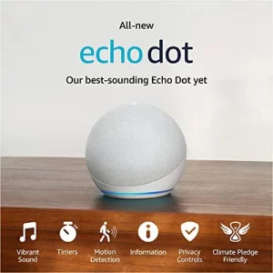 Amazon Alexa Echo Dot (5Ta Generación) Glacier Blanco AMZ-B09B94RL1R