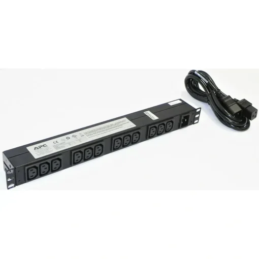 APC PDU Básica 1U, 16A, 208/230V, 12 C13, Negro (MPN AP9565, PDU (Unidad de distribución de energía)) img-1