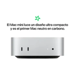 Mac Mini Apple M4, 16GB RAM, 256GB SSD, GPU 10C, HDMI, GHz 10 Mac Mini Apple M4, 16GB RAM, 256GB SSD, GPU 10C, HDMI, GHz (MPN MU9D3CI/A, Computadores Mini) img-5