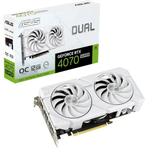 Asus Dual-Rtx4070S-O12G-Evo-Blanco (MPN 90YV0KC8-M0AA00, Tarjetas gráficas para PC) img-1