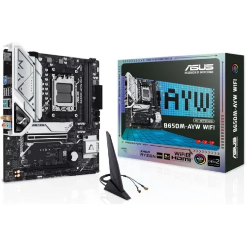 Asus Motherboard Motherboard M (MPN B650M-AYW WIFI, Placas madres para PC) img-1