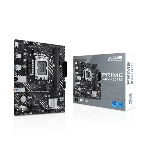 Asus Motherboard (MPN PRIME H610M-F D4 R2.0, Placas madres para PC) img-1