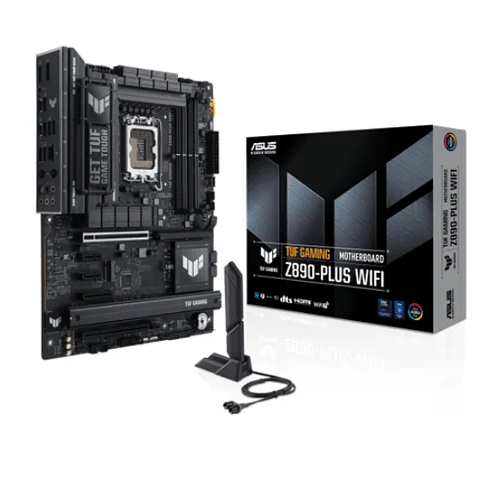 Placa Madre ASUS , Intel LGA 1851, DDR5, WiFi 7 (MPN TUF GAMING Z890-PLUS WIFI, Placas madres para PC) img-1