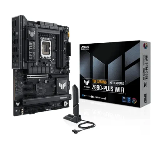 Placa madre Asus TUF Gaming Z890-Plus, DDR5, LGA 1851, WiFi 7, Thunderbolt 4 (MPN TUF GAMING Z890-PLUS WIFI, Placas madres para PC) img-1