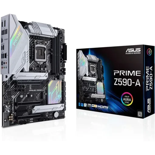 Asus Placa Madre , Lga 1200, Atx, Rgb, Ddr4, Pci-E 4.0, M.2, Sata 6Gb/S, Hdmi PRIME Z590-A img-1