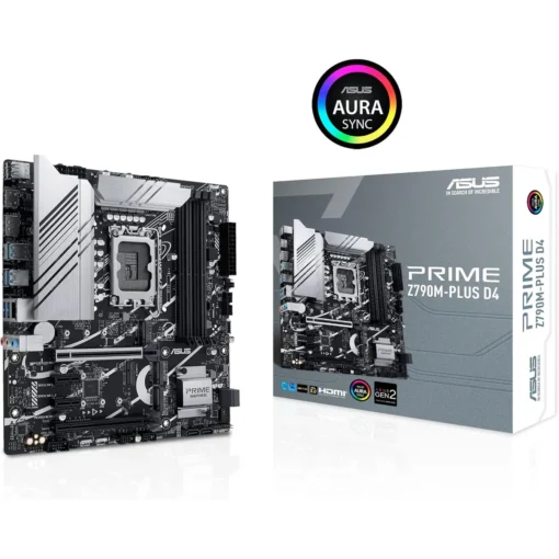 Placa Madre ASUS (Micro ATX, LGA1700, DDR4) (MPN PRIME Z790M-PLUS D4, Placas madres para PC) img-1