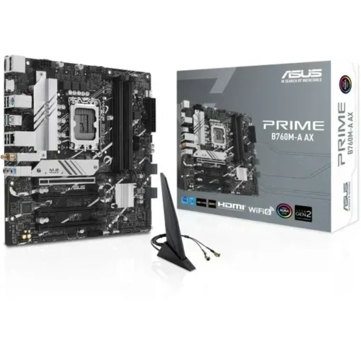 Placa Madre ASUS (LGA 1700, DDR5, M.2 PCIe 4.0, WiFi 6) (MPN PRIME B760M-A AX, Placas madres para PC) img-1