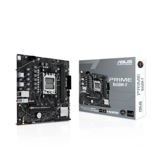 Asus Placa Madre Prime B650M-F, Socket Am5, 4X Ddr5, 1X M.2, Gigabit Ethernet (MPN 90MB1HK0-M0EAY0, Placas madres para PC) img-1