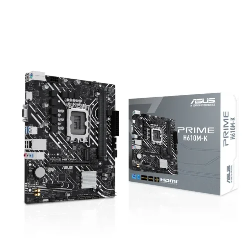 Asus Placa Madre Prime H610M-K Socket Intel Lga1700 2Xddr5, 1X M.2, 4X Sata (MPN 90MB1GA0-MVAAY0, Placas madres para PC) img-1