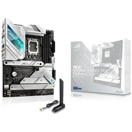 Asus Placa Madre , Socket Lga1700, Ddr4 2133/5333Mhz, Rgb, Atx (MPN ROG STRIX Z690-A GAMING WIFI D4, Placas madres para PC) img-1