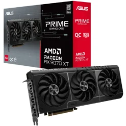 Tarjeta Gráfica ASUS PRIME AMD Radeon RX 9070 XT OC Edition 16GB GDDR6, 256-Bit (MPN PRIME-RX9070XT-O16G, Tarjetas gráficas para PC) img-1