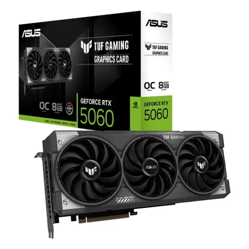 Asus Tarj. Video Pci Exp. 8Gb Gddr67 Tuf Gaming 5060 Oc 8Gb 3 Vent (MPN 90YV0N00-M0AA00, Tarjetas gráficas para PC) img-1