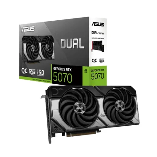 Asus Tarjeta De Video Dual Geforce Rtx 5070 Oc Edition, 12Gb Gddr7, 192-Bit (MPN DUAL-RTX5070-O12G, Tarjetas gráficas para PC) img-1