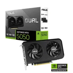 Asus Tarjeta De Video Dual Geforce Rtx5050 8Gb Oc (MPN 90YV0N72-M0AA00, Tarjetas gráficas para PC) img-1