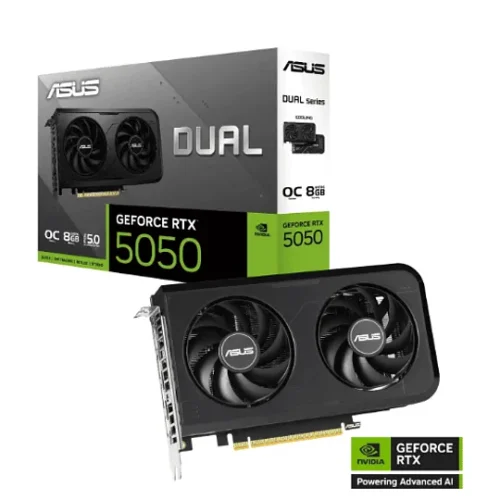 Asus Tarjeta De Video Dual Geforce Rtx5050 8Gb Oc (MPN 90YV0N72-M0AA00, Tarjetas gráficas para PC) img-1