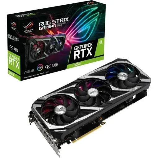Asus Tarjeta De Video Rog Strix Geforce Rtx 3050 De 8Gb Gddr6, Pcie 4.0 X 16 (MPN ROG-STRIX-RTX3050-O8G-GAM, Tarjetas gráficas para PC) img-1