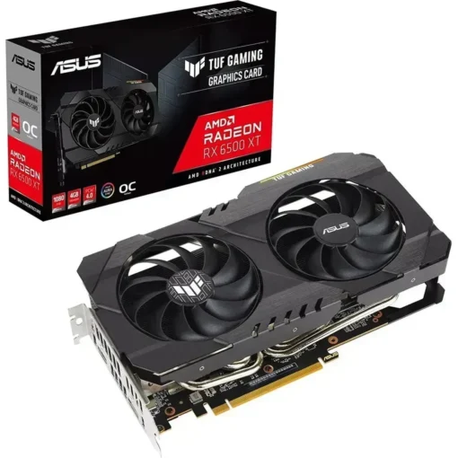 Asus Tarjeta De Video Tuf Gaming Radeon Rx 6500 Xt Oc Edition De 4Gb Gddr6 (MPN TUF-RX6500XT-O4G-GAMING, Tarjetas gráficas para PC) img-1
