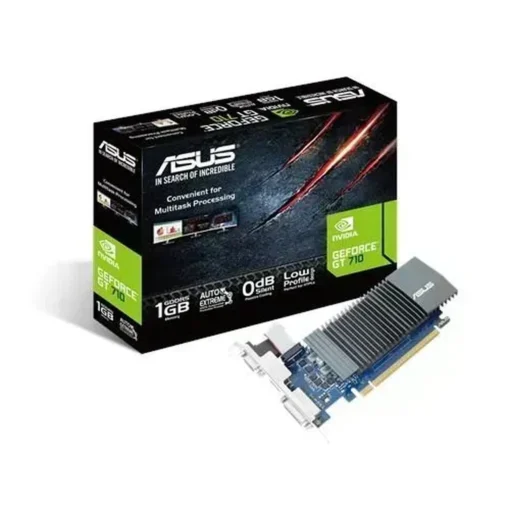 Asus Tarjeta Gráfica Gf Gt 710 1 Gb (MPN GT710-SL-1GD5-BRK, Tarjetas gráficas para PC) img-1