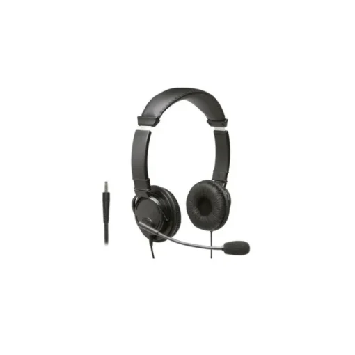 Audífono con Micrófono Kensington, Over-Ear, Cancelación de Ruido, Negro (MPN K97603, Audífonos) img-1