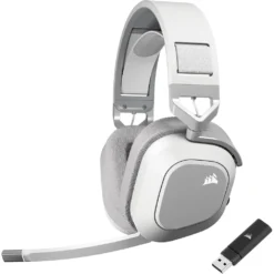 Audífonos Gamer Inalámbricos Corsair HS80 MAX Wireless (White) CA-9011296-NA