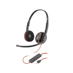 Audífonos Profesionales HP Poly Blackwire 3220 Stereo Headset Wired USB-C HE (MPN 8X228A6, Audífonos) img-1