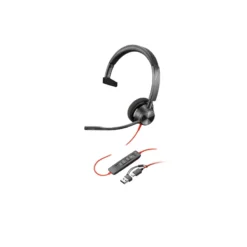 Auriculares Poly Monoaurales Usb-C Blackwire 3310 (Certificación Microsoft Teams (MPN 8X216AA, Audífonos) img-1