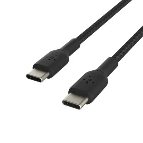 Belkin Boost↟Charge Braided Usb-C To Usb-C Cable 3.28 Ft Usb-C Data CAB004BT1MBK img-1