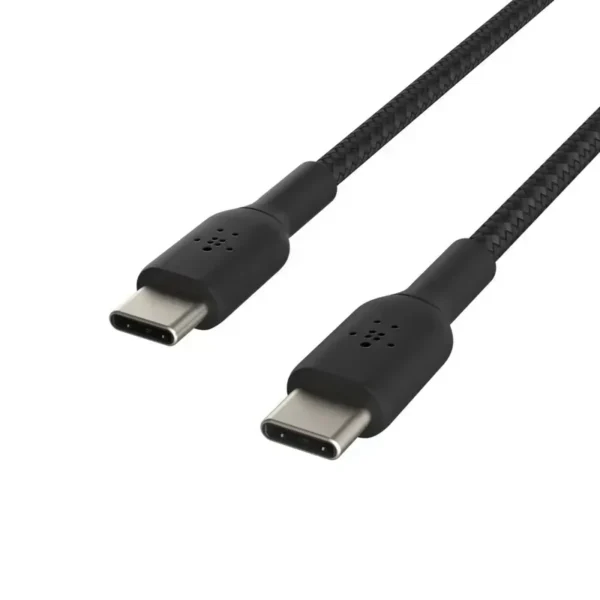 Belkin Boost&Uarr;Charge Braided Usb-C To Usb-C Cable 3.28 Ft Usb-C Data CAB004BT1MBK img-1