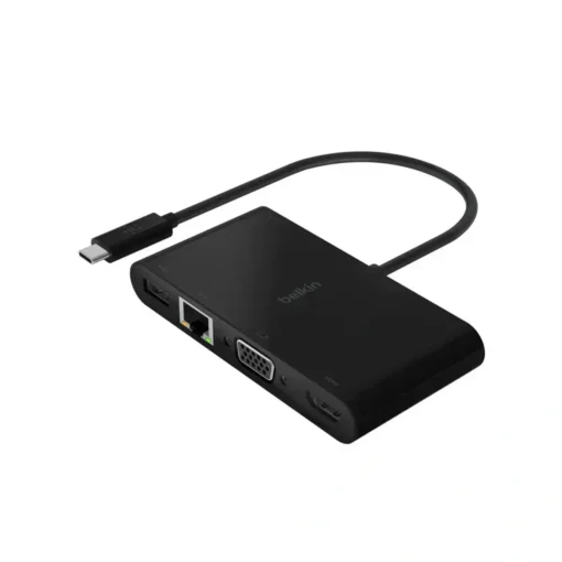 Belkin Docking Multiconexiones Multimedia + Charge Adapter Usb-C Vga, Hdmi (MPN AVC004BTBK, Accesorios para portátiles) img-1