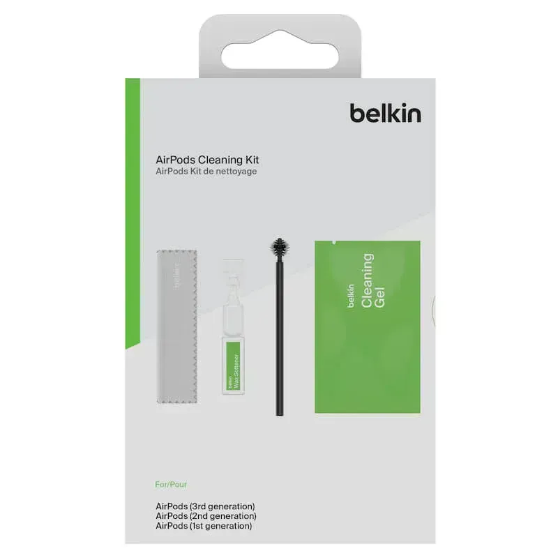 Belkin Kit De Limpieza Para Airpods , Compatible Con Apple Airpods De 1Ra,  2Da Y –