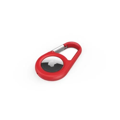 Belkin Secure Holder Con Carabiner Estuche Para Airtag Rojo Para Apple Airtag MSC008BTRD img-1
