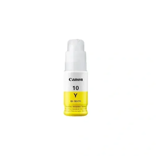 Botella Tinta Canon Amarillo GI-10, 70ml, PIXMA G5010 (MPN 3393C001, Suministros para impresoras) img-1