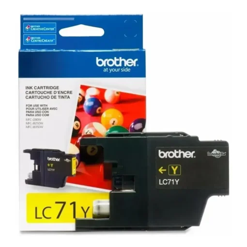 Brother Cartridge Amarillo Original Cartucho De Tinta Para Mfc-J280, J425, J430 LC-71Y img-1