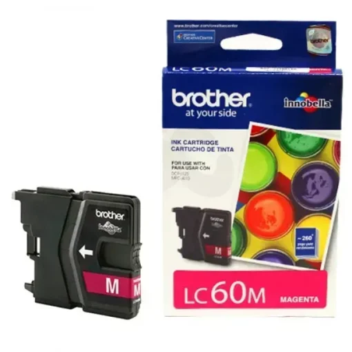 Brother Cartridge Magenta Original Cartucho De Tinta Para Dcp-J125, Mfc-J410 LC-60M img-1