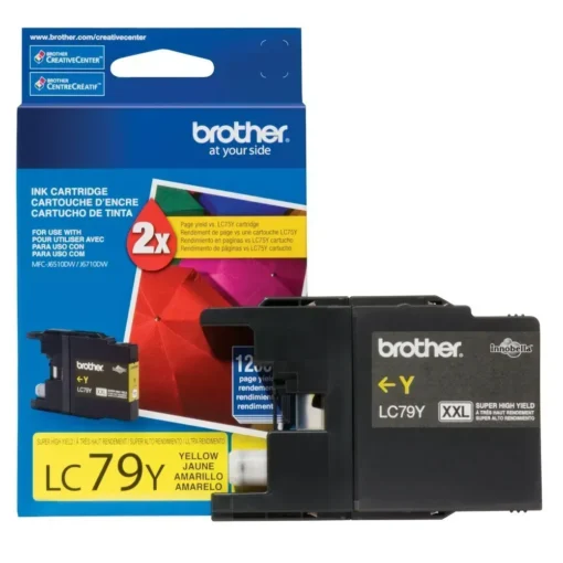 Brother Cartridge Súper Alto Rendimiento Amarillo Original Cartucho De Tinta LC-79Y img-1