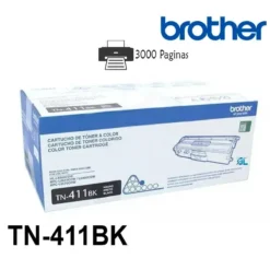 Tóner Brother Negro, 3000 páginas, Original, HL-L8260CDW Compatib (MPN TN411BK, Suministros para impresoras) img-1