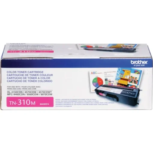 Tóner Brother TN310M Magenta, 1500 pág., Láser, Compatible HL-4150CDN (MPN TN-310M, Suministros para impresoras) img-1