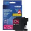 Cartucho tinta magenta Brother LC105M, 1200 páginas, para MFC-J (MPN LC-105M, Suministros para impresoras) img-1