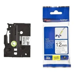 Cinta Brother Flexible ID Negro/Blanco 12mm x 8m, Modelos (MPN TZE-FX231, Impresoras tradicionales) img-1