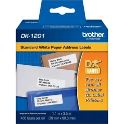 Brother Papel 29 X 90.3 Mm 400) Etiquetas De Direcciones Para Ql-1050, 1060 DK1201 img-1