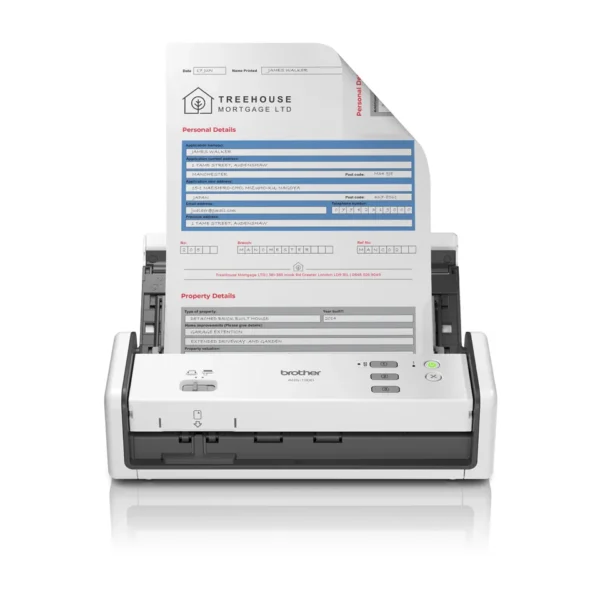 Brother Scanner de documentos de 30Ppm y 60ipm USB/ADF 20 Pagina ADS-1300