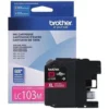 Cartucho Tinta Brother LC103M Magenta, 600 pág, MFC-J4510DW (MPN LC-103M, Suministros para impresoras) img-1